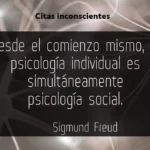 ¿Qué es psicología social según Freud?
